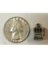 Slot Machine Cash Register Sterling Silver .925 Bracelet Charm Dangle - $5.13 CAD