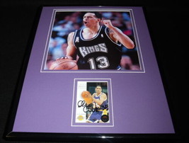 Doug Christie Signed Framed 11x14 Photo Display Kings Lakers - £51.24 GBP