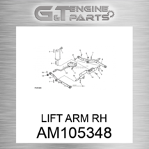 AM105348 Lift Arm Rh Fits John Deere (New Oem) - £216.19 GBP