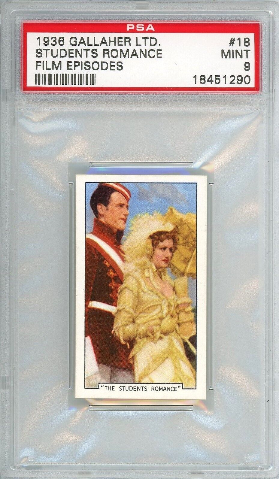 1936 Gallaher LTD. Students Romance Film Episodes #18 PSA 9 P1315 - $56.43
