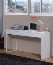 Artic White Desk With Drawers - £169.07 GBP