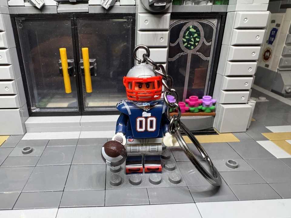 New England Patrots NFL Minifigure Keychain (2) - $12.00