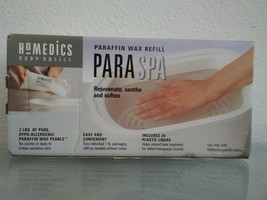 HoMedics ParaSpa Paraffin Wax Refill &amp; 20 Liners PAR-WAX 2 lb NEW - £9.58 GBP