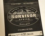 Survivor Africa Print Ad Advertisement Reality Show TPA19 - $5.93