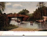 Rustic Bridge Washington Park Chicago Illinois IL 1910 DB Postcard P25 - $2.92
