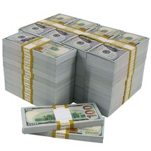 $500,000 New Series Blank Filler Prop Money Stacks - £399.66 GBP