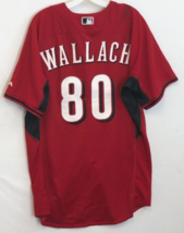 Cincinatti Reds Chad Wallach #80 MLB NL Majestic Cool Base Red Sewn Jersey 48 - £73.98 GBP