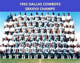1992 DALLAS COWBOYS 8X10 TEAM PHOTO FOOTBALL PICTURE NFL SBXXVII CHAMPS - $4.94