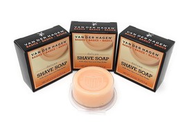 Van der Hagen Deluxe Shave Soap - 2.5 oz - 3 pk - £33.81 GBP