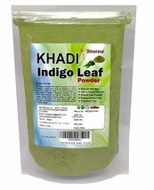 Khadi Omorose Indigo Leaf Powder, Pure &amp; Natural, (100 gm) - £9.63 GBP