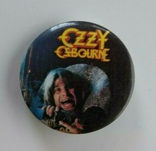 Ozzy Osbourne Vintage 1984 Badge Button Pin Unused Old Stock Pinback Hea... - $16.55