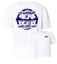 USS GUADALUPE AO-32 Performance T-Shirt - $24.95+