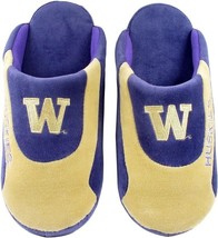 NCAA Washington Huskies Gold n Purple Slide Slippers Size XL by Comfy Feet - $19.99