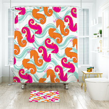 Kate Spade 02 Shower Curtain Bath Mat Bathroom Waterproof Decorative Bathroom - £18.37 GBP+