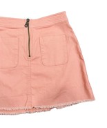 Madewell A-Line Denim Mini Skirt Size 6 High Rise Zip Up Front Cutoff He... - €20,21 EUR
