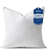 Ultra Soft Fluffy Pillow Form For Sofa Couch Bed - Miulee 18X18 Down Alt... - $49.22 CAD