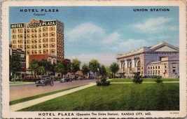 Hotel Plaza Union Station Kansas City MO Postcard PC565 - £5.49 GBP