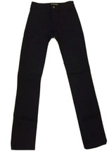 Nero Skinny Jeans Elasticizzati American Apparel Slim Slack 24 X 31 Misura 0 - £12.18 GBP