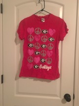 Creative Apparel Women&#39;s Juniors Georgia Bulldogs T-Shirt Red Size Large - $27.62