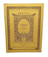 Presser Collection Bertini Op 29 Twenty-Five Studies # 70 Sheet Music - $9.89