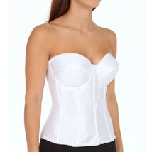 Carnival Bras: Satin Full Coverage Bustier 424, Womens, Size: 34 Ddd, White - £39.62 GBP