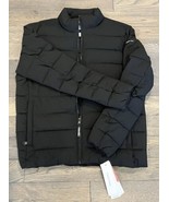 NWT $195 Calvin Klein CK Men&#39;s Medium Black Puffer Jacket Coat Infinite ... - $62.77