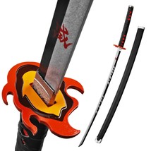 Munetoshi 41 Steel Tanjiro Kamado Flame Demon Killer Nichirin Katana Sam... - $618.37 MXN