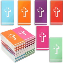 Colorful Tasks List Mini Notepads For Kids, Cross Design Notebooks (2X5 In, 36 P - £20.84 GBP