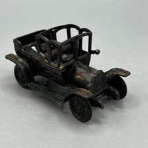 Vintage Die-Cast Miniature Car Pencil Sharpener #1907 Bronze &amp; Black Color Fiat - £7.75 GBP
