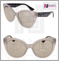 Miu Miu 07R Pave Evolution MU07RS Cat Eye Black Argil Crystal Rock Sunglasses - £170.87 GBP
