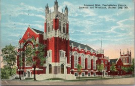 Linwood Blvd. Presbyterian Church Kansas City MO Postcard PC570 - $4.99