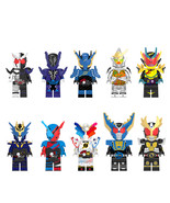 10Pcs Anime Kamen Rider Minifigures W Rogue Build Revice Gatack Mini Block Toys - $23.69