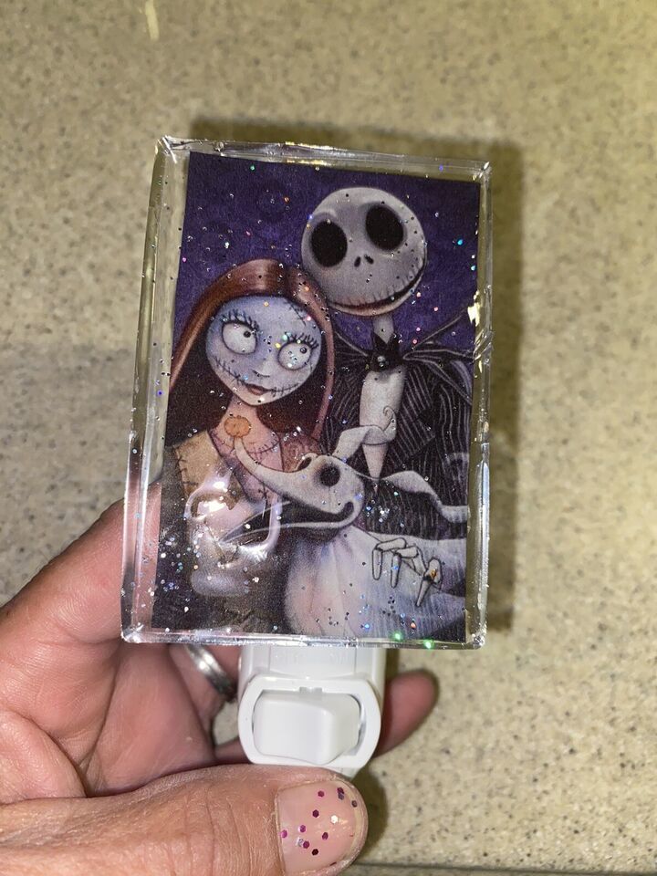 Jack And Sally Homemade Nightlight