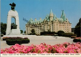 Chateau Laurier and War Memorial Ottawa Ontario Postcard PC358 - £3.94 GBP