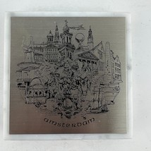 KLM Royal Dutch Airlines Chicago-Amsterdam 10 YR Commemorative Marble Paperweigh - £15.52 GBP