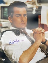 Charlie Sheen signed 16x20 photo PSA/DNA Autographed Wall Street - $199.99
