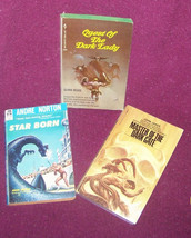 lot of {3} vintage paper back books {science fiction} - $10.40