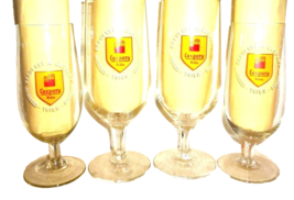 4 Caspary Brau +1978 Trier Pils &amp; Pilsner Multiples German Beer Glasses - $19.95