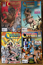 CONAN THE ADVENTURER #1 (Foil Cover) &amp; #2 Also CONAN CLASSIC #1 &amp; #2 199... - $28.93