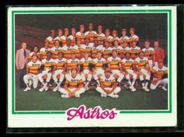 Vintage 1978 Topps Baseball Trading Card #112 Team Checklist Houston Astros - £6.61 GBP