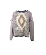 Anthropologie Pilcro  Shirt Womens XL Diamond Purple Blue Acid Wash - $47.51