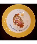 Keepsake Dear Hearts Gibson Plate 1973 Leslie A Happy Today Cookie Gift ... - $7.90