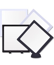4PCS 3D Floating Frame Display Holder Stands, 7X7In Coins Display Case L... - $25.74