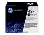 HP Original 42X Black High Volume Toner Cartridge | LaserJet 4240 4250 4350 - £79.02 GBP