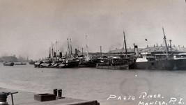Vintage Photo; Pasig River; Manila, Philippine Islands; Circa 1912 - £11.90 GBP