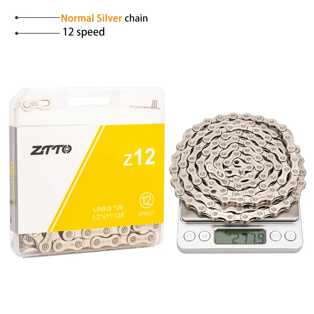 ZTTO MTB 12 Speed Chain 126L 126 Links 1X12 System Power Lock Connector with Mis - £92.22 GBP