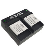 Bm Premium 2 Pack Of Lb-060 Batteries And Dual Bay Battery Charger For - £31.31 GBP