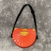 Monster High Doll Jinafire Long Scaremester Red Fan Purse Bag E2 - $6.34