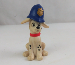 Vintage 1996 Disney 101 Dalmatians Puppy In Blue Police Hat McDonald&#39;s Toy - £3.06 GBP