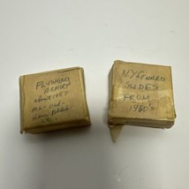 Two Boxes of 1950&#39;s 60&#39;s Color Slides NY Guard Flushing Armory 35 Total - £8.23 GBP